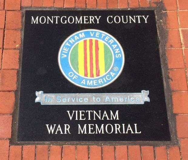 MONTGOMERY COUNTY VIETNAM VETERANS OF AMERICA MEMORIAL PLAQUE