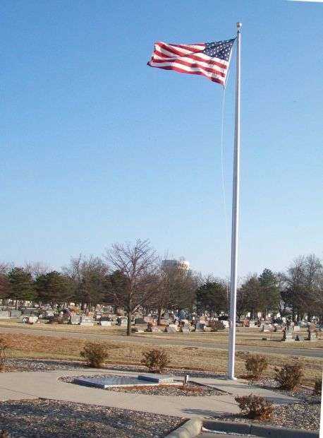 MCPHERSON DEPARTED COMRADES MEMORIAL FLAGPOLE