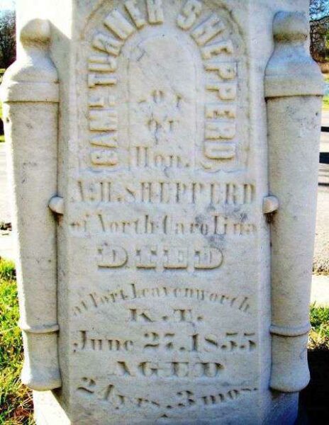 SAMUEL TURNER SHEPPERD MEMORIAL CEMETERY DEDICATION STONE