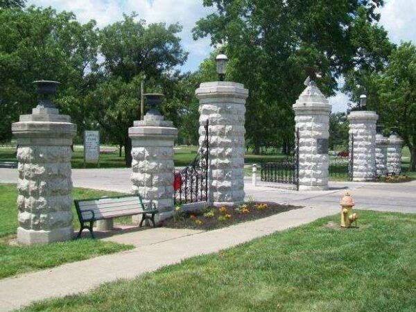 COMPANY K, 20TH REGIMENT KANSAS VOLUNTEERS MEMORIAL GATES