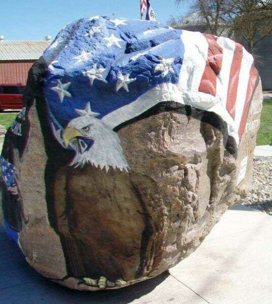 THE EMERSON FREEDOM ROCK VETERANS MEMORIAL SIDE B