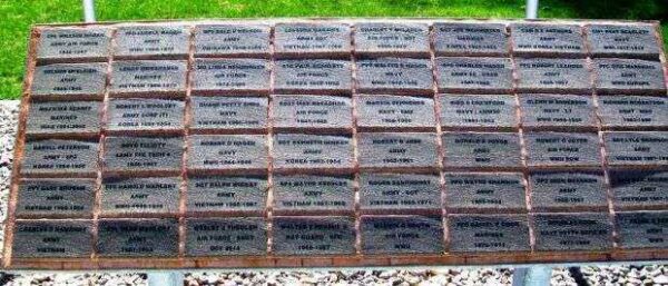 THE LEWIS FREEDOM ROCK VETERANS MEMORIAL PAVERS B