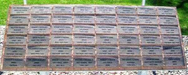 THE LEWIS FREEDOM ROCK VETERANS MEMORIAL PAVERS A