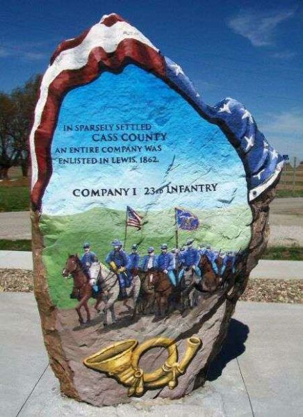 THE LEWIS FREEDOM ROCK VETERANS MEMORIAL SIDE B