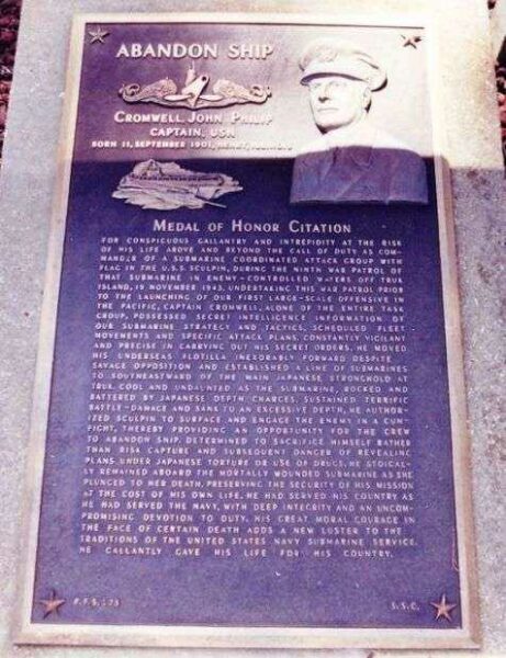 JOHN P. CROMWELL MEDAL OF HONOR MEMORIAL