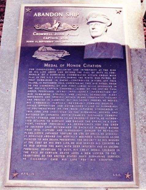 JOHN P. CROMWELL MEDAL OF HONOR MEMORIAL