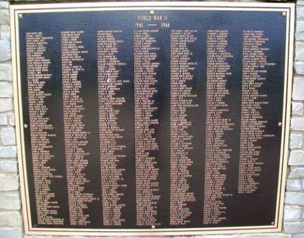 KANE COUNTY VETERANS MEMORIAL PLAQUE E