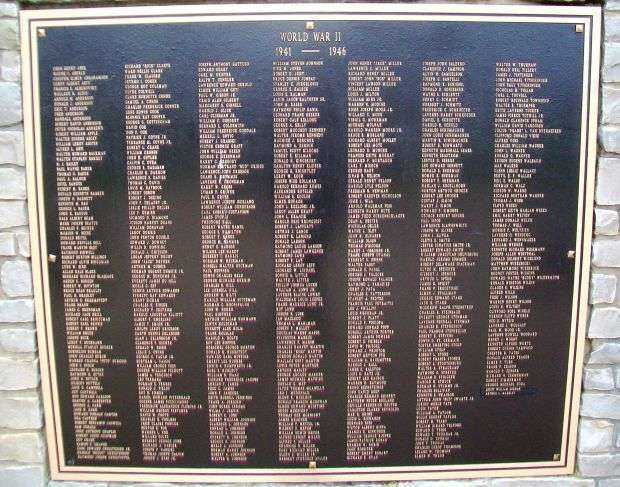 KANE COUNTY VETERANS MEMORIAL PLAQUE E