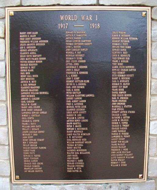 KANE COUNTY VETERANS MEMORIAL PLAQUE D