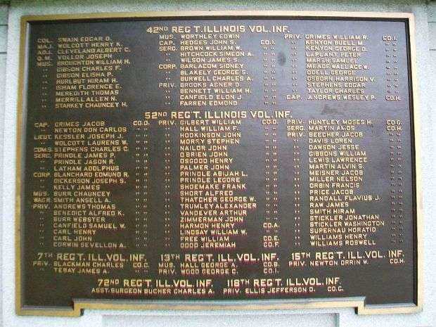 BATAVIA CIVIL WAR MEMORIAL PLAQUE B