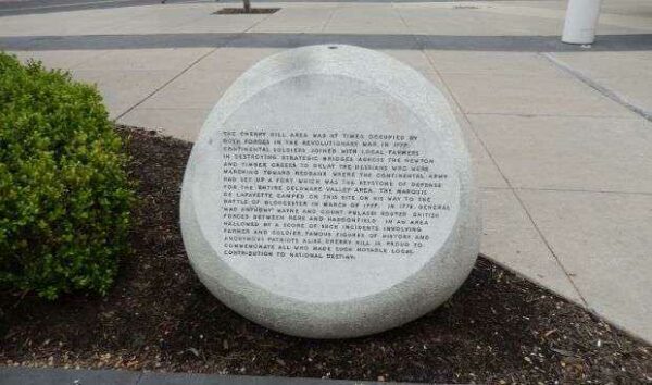 CHERRY HILL REVOLUTIONARY WAR MEMORIAL ROCK