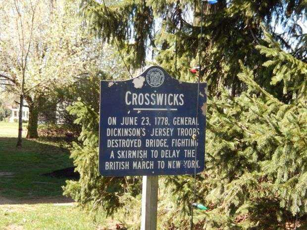 CROSSWICKS REVOLUTIONARY WAR MEMORIAL MARKER