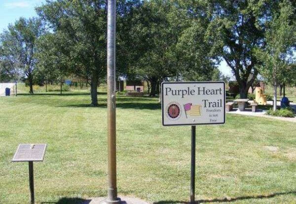 MILFORD PURPLE HEART TRAIL MEMORIAL MARKER