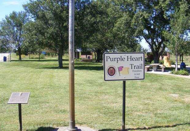 MILFORD PURPLE HEART TRAIL MEMORIAL MARKER