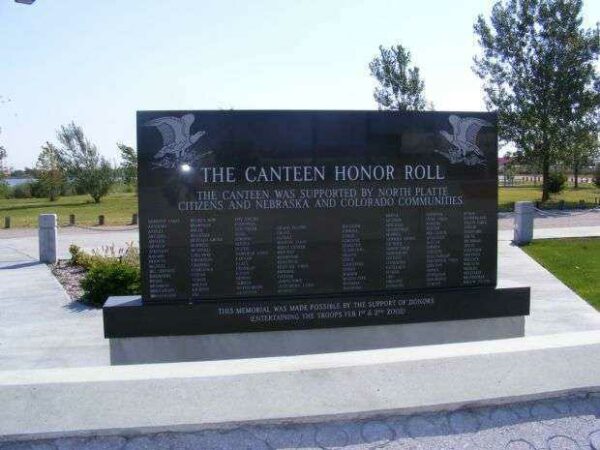 THE CANTEEN HONOR ROLL MEMORIAL