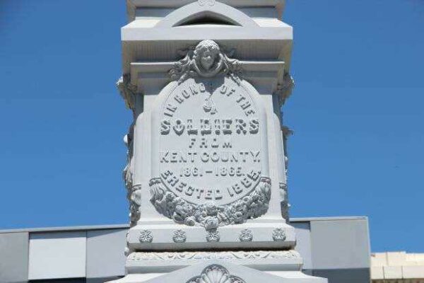KENT COUNTY CIVIL WAR MEMORIAL AND FOUNTAIN DEDICATION STONE