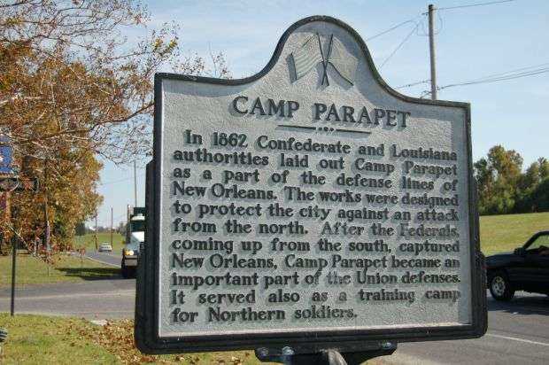 CAMP PARPET WAR MEMORIAL MARKER
