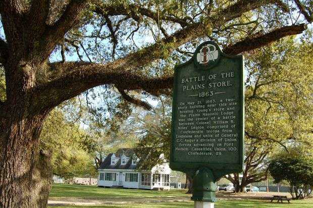 BATTLE OF THE PLAIN STORE WAR MEMORIAL MARKER