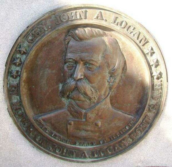 GENERAL JOHN A. LOGAN MEMORIAL PLAQUE