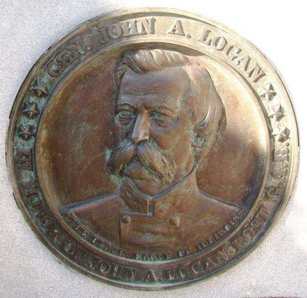 GENERAL JOHN A. LOGAN MEMORIAL PLAQUE