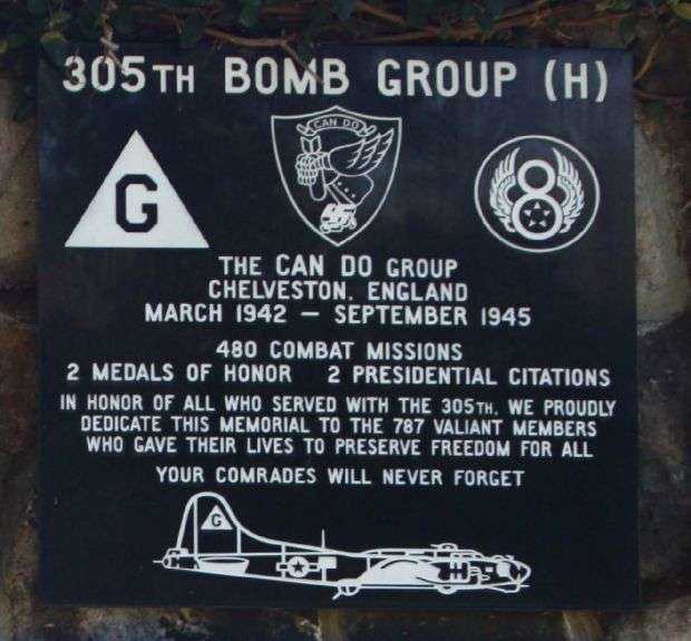 305TH BOMB GROUP WAR MEMORIAL