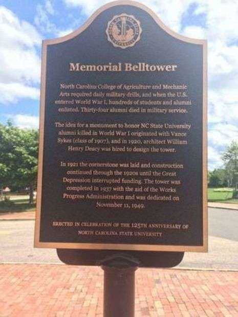 MEMORIAL BELLTOWER MARKER A