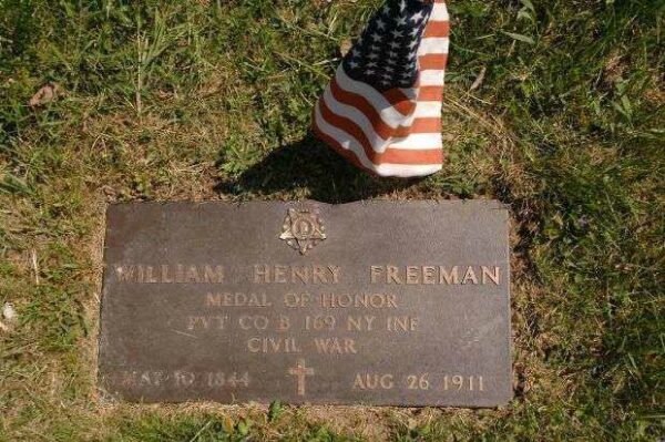 WILLIAM HENRY FREEMAN MEDAL OF HONOR MEMORIAL GRAVESTONE
