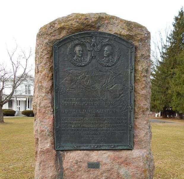 UNADILLA ROUTES OF THE ARMIES OF GENERAL JOHN SULLIVAN AND GENERAL JAMES CLINTON MEMORIAL