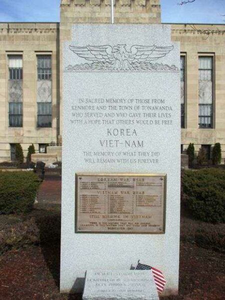 KENMORE-TONAWADA WAR VETERANS MEMORIAL BACK