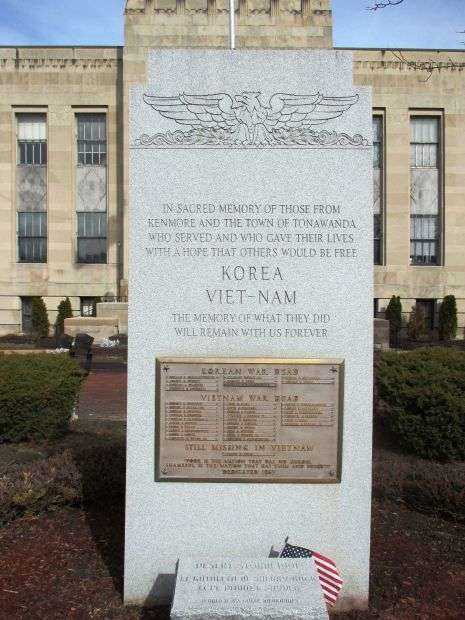 KENMORE-TONAWADA WAR VETERANS MEMORIAL BACK