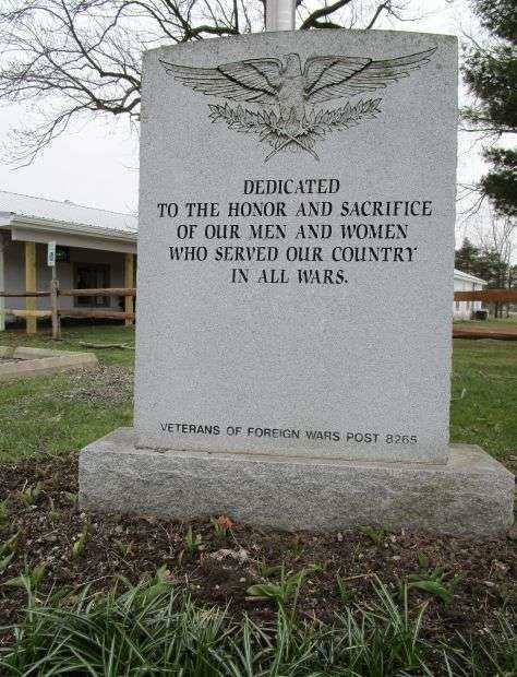 VFW POST 8265 WAR VETERANS MEMORIAL