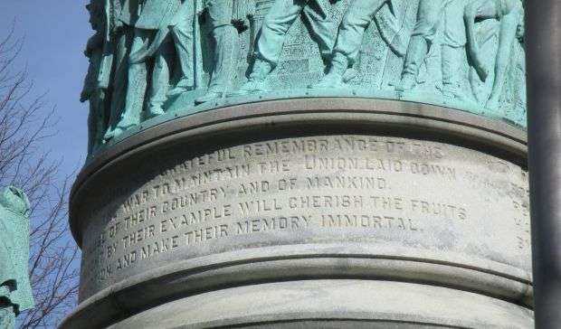 BUFFALO SOLDIERS AND SAILORS MONUMENT DEDICATION STONE B