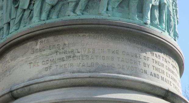 BUFFALO SOLDIERS AND SAILORS MONUMENT DEDICATION STONE A