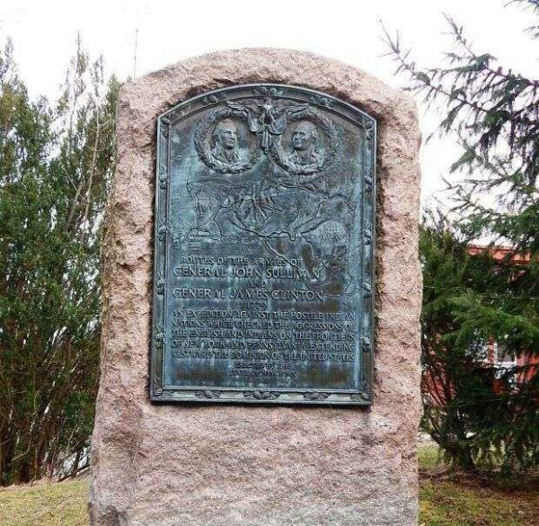 SIDNEY ROUTES OF THE ARMIES OF GENERAL JOHN SULLIVAN AND JAMES CLINTON MEMORIAL