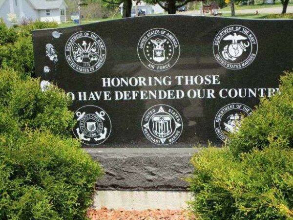 SINCLAIRVILLE VETERANS MEMORIAL FRONT