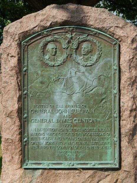 BINGHAMTON ROUTES OF THE ARMIES OF GENERAL JOHN SULLIVAN AND GENERAL JAMES CLINTON MEMORIAL