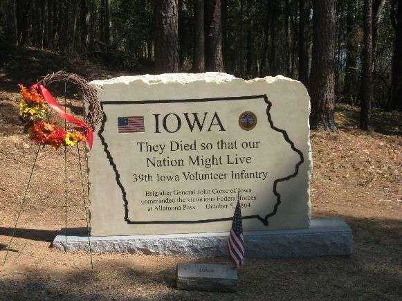 39TH IOWA VOLUNTEER INFANTRY MEMORIAL