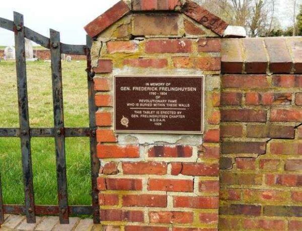 GEN. FREDERICK FRELINGHUYSEN REVOLUTIONARY WAR MEMORIAL GATE