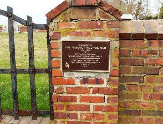 GEN. FREDERICK FRELINGHUYSEN REVOLUTIONARY WAR MEMORIAL GATE