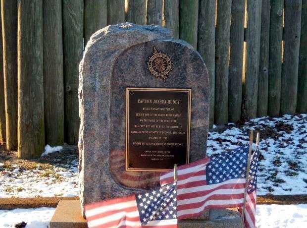CAPTAIN JOSHUA HUDDY REVOLUTIONARY WAR MEMORIAL