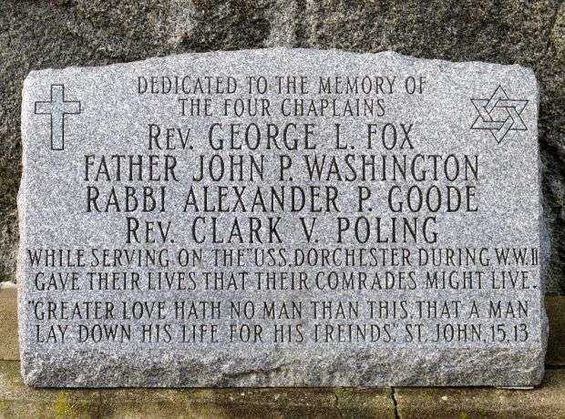 SOMERFORD CEMETERY FOUR CHAPLAINS MEMORIAL