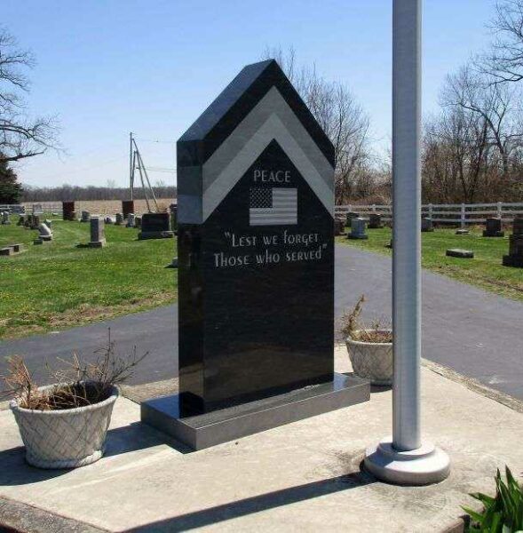 RIVERVIEW CEMETERY VETERANS MEMORIAL BACK