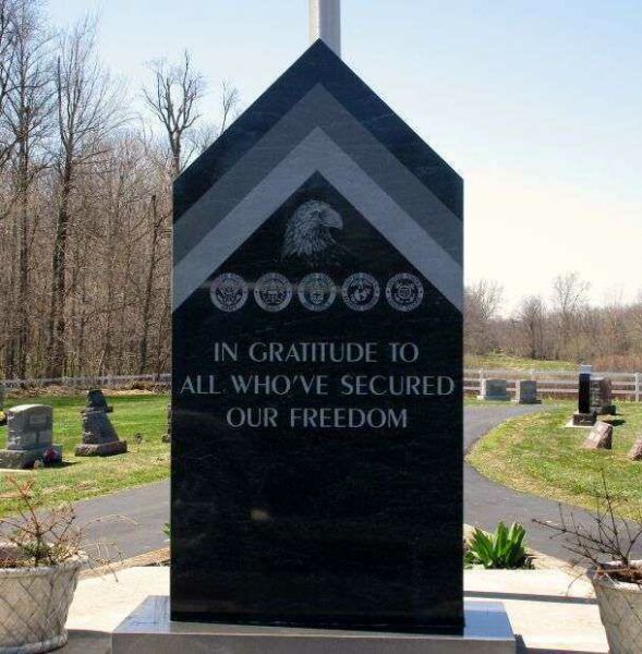 RIVERVIEW CEMETERY VETERANS MEMORIAL FRONT