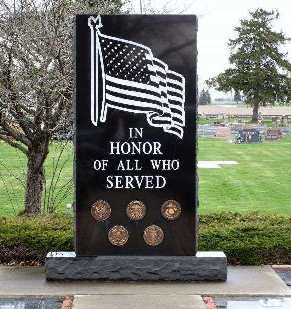MCCOMB VETERANS MEMORIAL CENTER STONE
