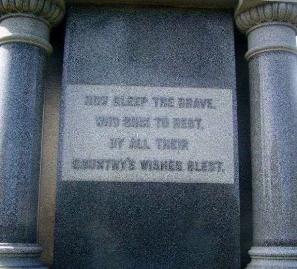 DARKE COUNTY CIVIL WAR AND ALL WARS MEMORIAL STONE D