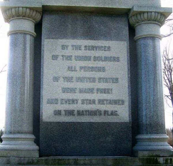 DARKE COUNTY CIVIL WAR AND ALL WARS MEMORIAL STONE C