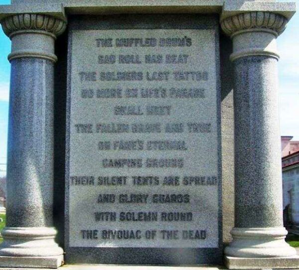 DARKE COUNTY CIVIL WAR AND ALL WARS MEMORIAL STONE B