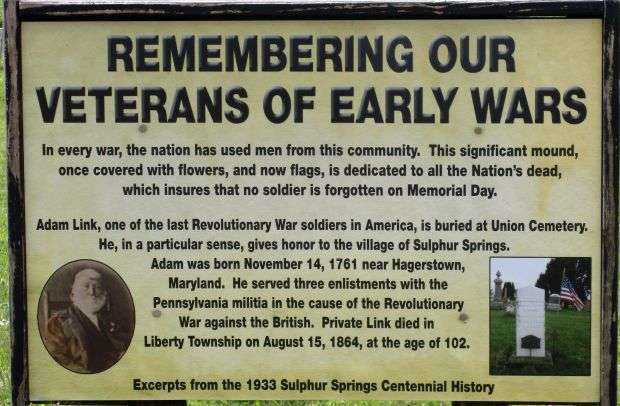 REMEMBERING OUR VETERANS OF EARLY WARS MEMORIAL PANEL