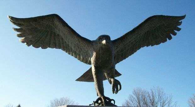 STALAG LUFT III WAR MEMORIAL EAGLE
