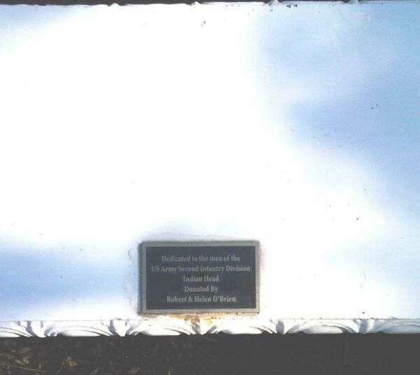 NASSAU COUNTY U.S. ARMY SECOND INFANTRY DIVISION MEMORIAL BENCH